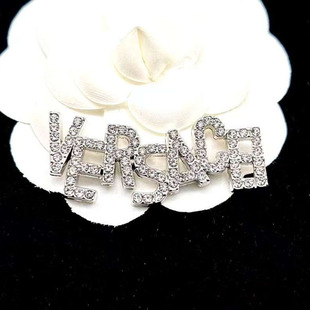 2512优品杨树林胸针字母配套款满钻时尚百搭服装包包配饰外套领针