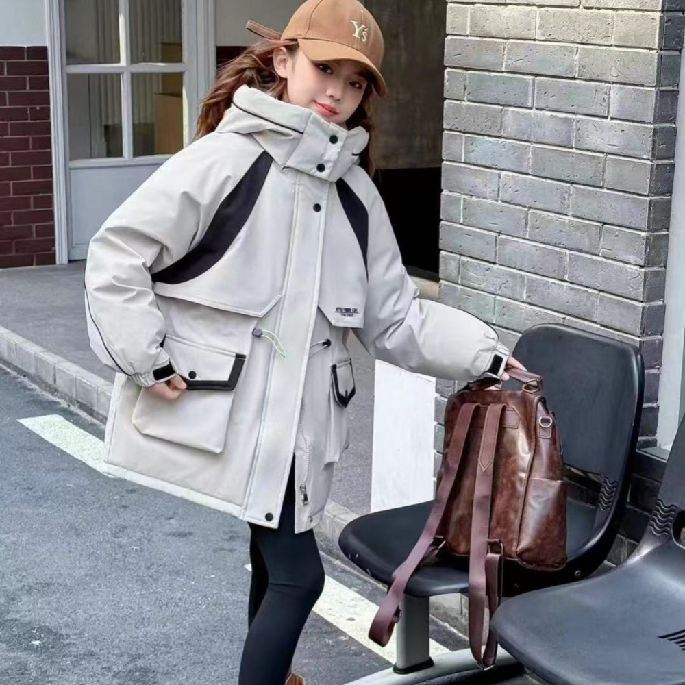 女童冬款童装 中大童冲锋衣加厚款派克服连帽上衣,童装/婴儿装/亲子装,羽绒服,淘宝优惠券,粉丝福利购,淘宝优惠卷