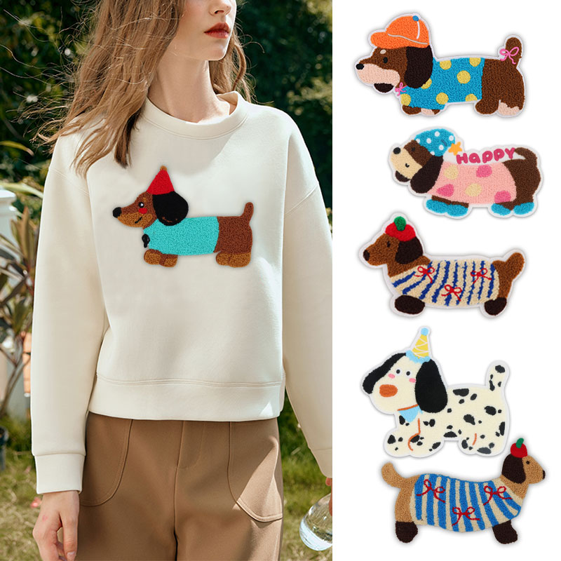 布贴大号毛巾绣装饰补丁贴