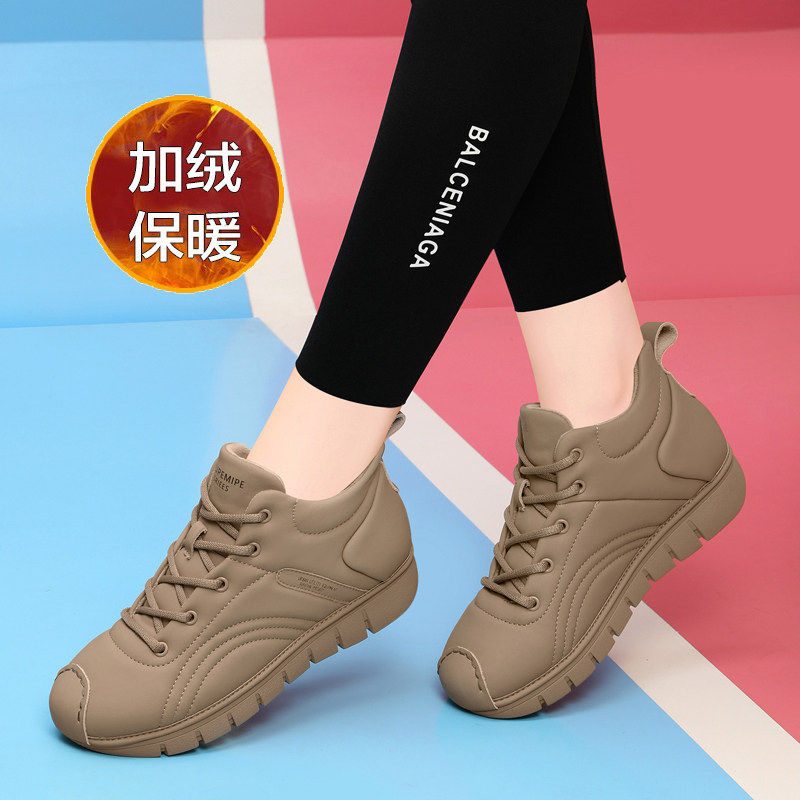 高筒鞋女加绒2025新款秋