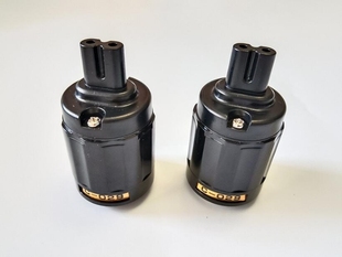 欧亚德 079 037发烧 8字尾插 029八字英式尾 电源线圆孔尾插 插