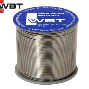 正品德国原装WBT0820 4%含银焊锡丝0.8hifi音响耳机diy工具材料