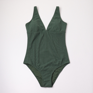 欧美外贸少女士连体泳衣亮色成人性感沙滩度假泡温泉泳装