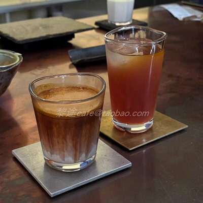 不规则冰美式拿铁杯设计感