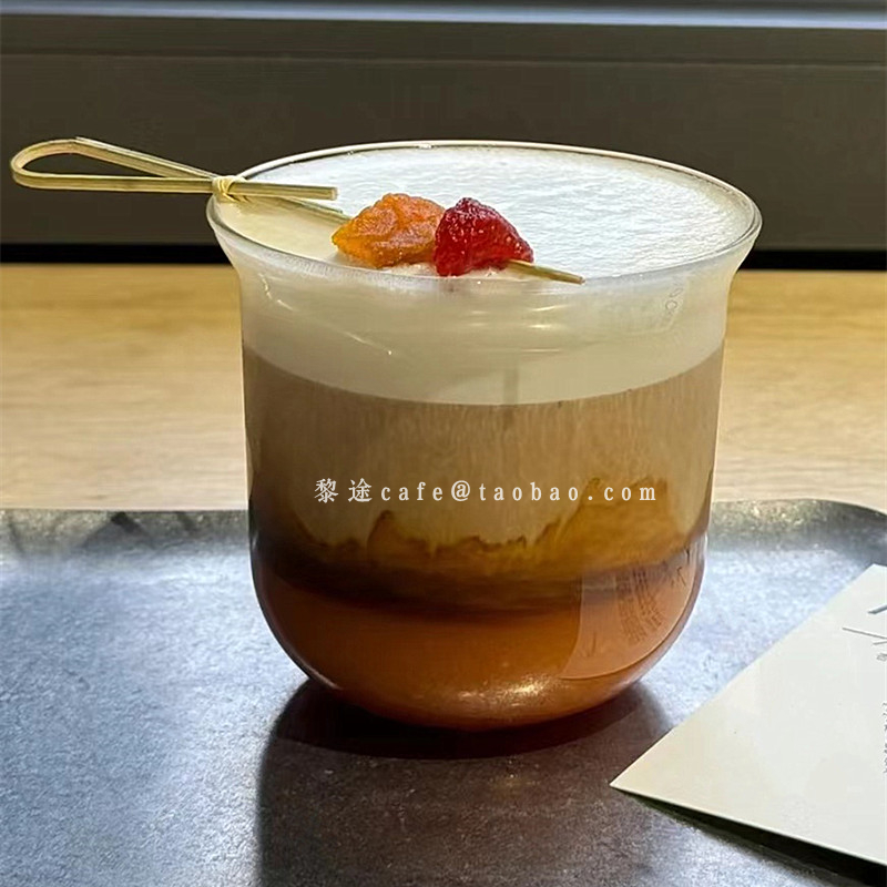 ins复古玻璃美式咖啡杯