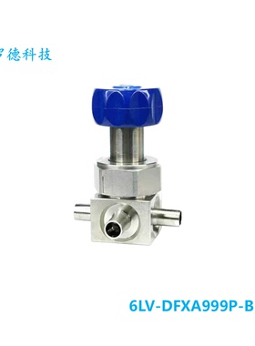 【6LV-DFXA999P-BL】Swagelok超高纯 3孔口 高流量 隔膜密封阀门