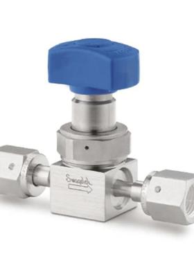 Swagelok世伟洛克(6LVV-DPFR4-P-GR)隔膜阀1/4inVCR内 绿色手柄