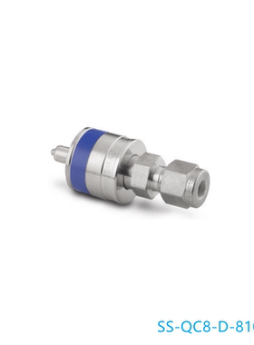 Swagelok世伟洛克(SS-QC8-D-810K5)快速接头带阀1/2in.卡套管蓝色