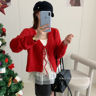只卖毛衣 SUSAN 加厚毛衣 韩系气质绑带博主同款 卖爆啦档口自留款