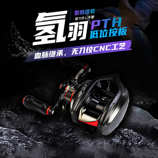 PTH鱼鹰氢羽改装件握丸摇臂六星星刹微调双摇臂路亚改装钛合金