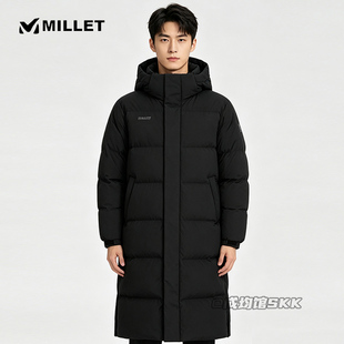 大折扣韩国代购直邮Millet觅乐羽绒服男士户外中长款零下抗寒外套