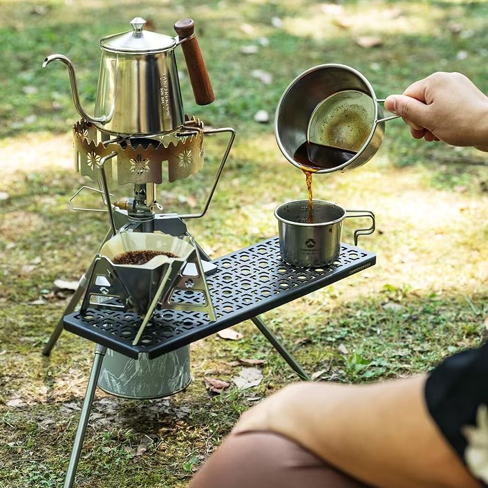 柯曼轻量炉架solo扩展桌架户外徒步露营小折叠桌茶桌多功能组合桌,户外/登山/野营/旅行用品,多功能组合桌,淘宝优惠券,粉丝福利购,淘宝优惠卷