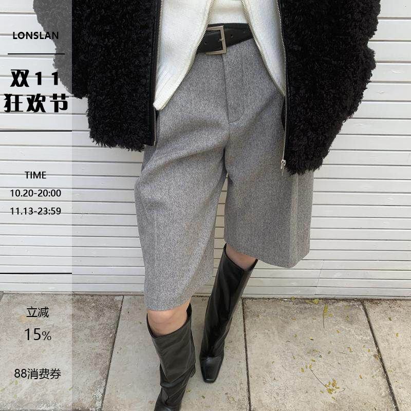 LONSLAN 24WINTER 11/10 20:00NEW羊毛西装中裤
