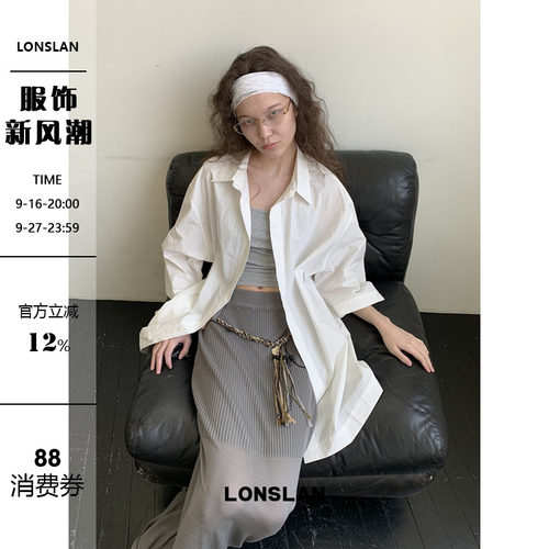 LONSLAN25SUMMER  大件短袖质感衬衫