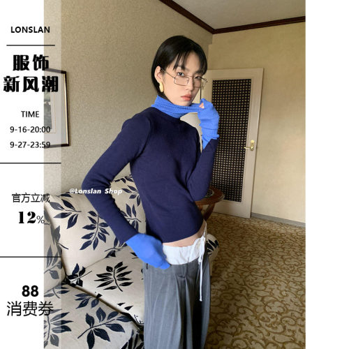 LonslanShop修身显瘦针织打底衫
