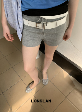 LOSLAN 25SS 简约基础运动抽绳短裤
