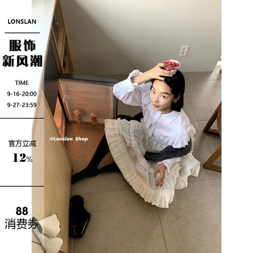 LOSNLAN2023秋季新款衬衫上衣