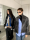 皮衣夹克修身 百搭复古短款 显瘦外套上衣女 2023秋冬新款 LONSLAN