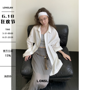 LONSLAN25SUMMER  大件短袖质感衬衫