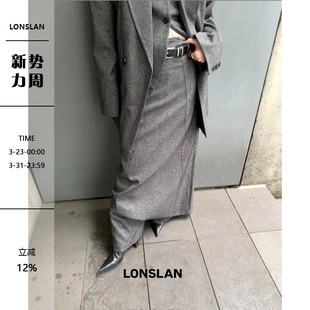 西装 NEW 直筒半裙 2024AW LONSLAN