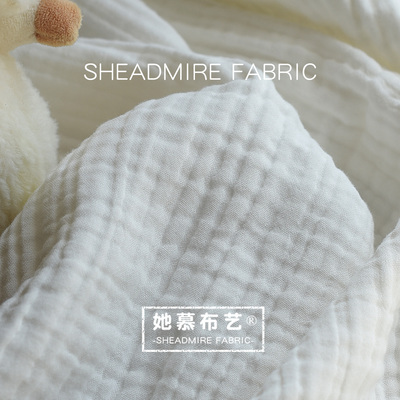 婴儿级三层泡泡纱布软糯亲肤舒适