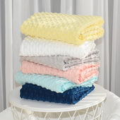 豆豆绒布料可做豆豆毯睡袋衣服宝宝婴儿A类绒布床品超柔软面料