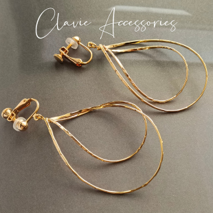 大气圆圈形玫瑰金色银色会动旋转螺丝耳钉耳环无耳洞耳夹女高级感