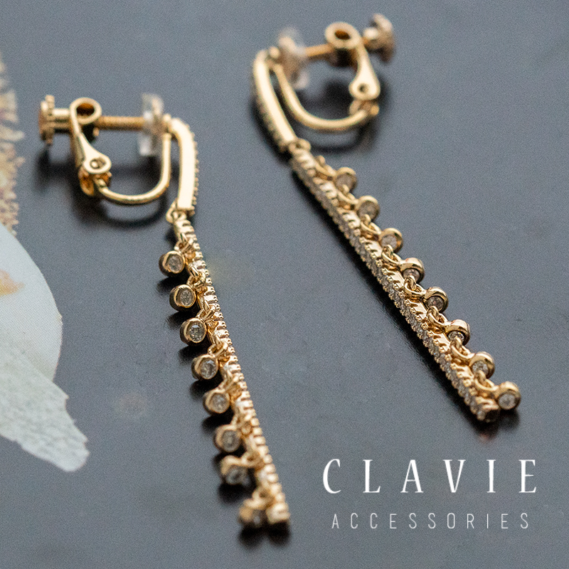 高级感小众中长款流苏耳夹