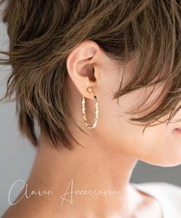 素圈耳夹女无耳洞无痛椭圆耳环高级感金属银色大圆圈日系盐系甜酷