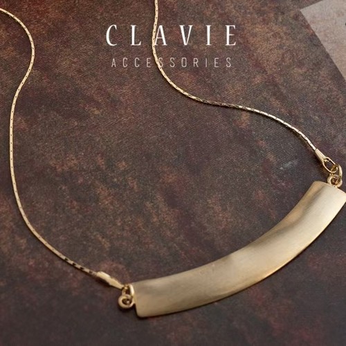 银色微笑细巧适合叠戴搭配项链