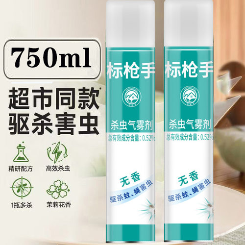 杀虫气雾剂家用灭蚊子苍蝇药