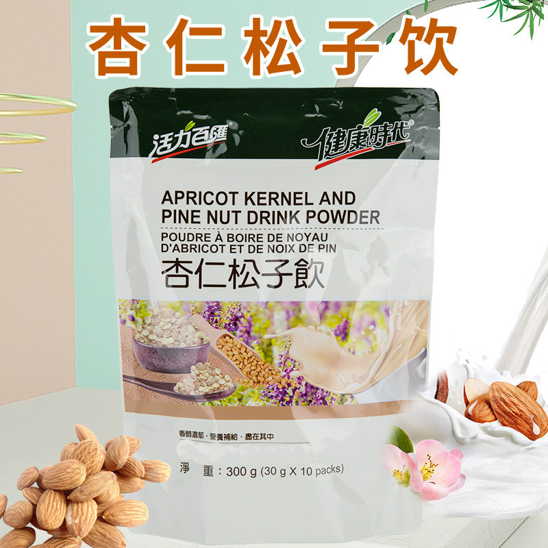 台湾特产健康时代杏仁松子饮300g图片
