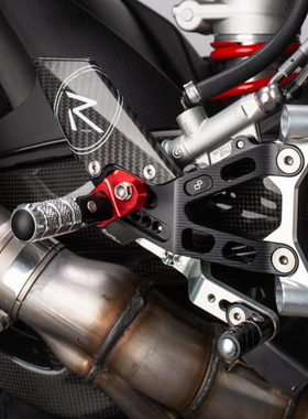 新款宝马S1000RR R意大利LIGHTECH 原厂多变可调脚踏进口LI卢森堡