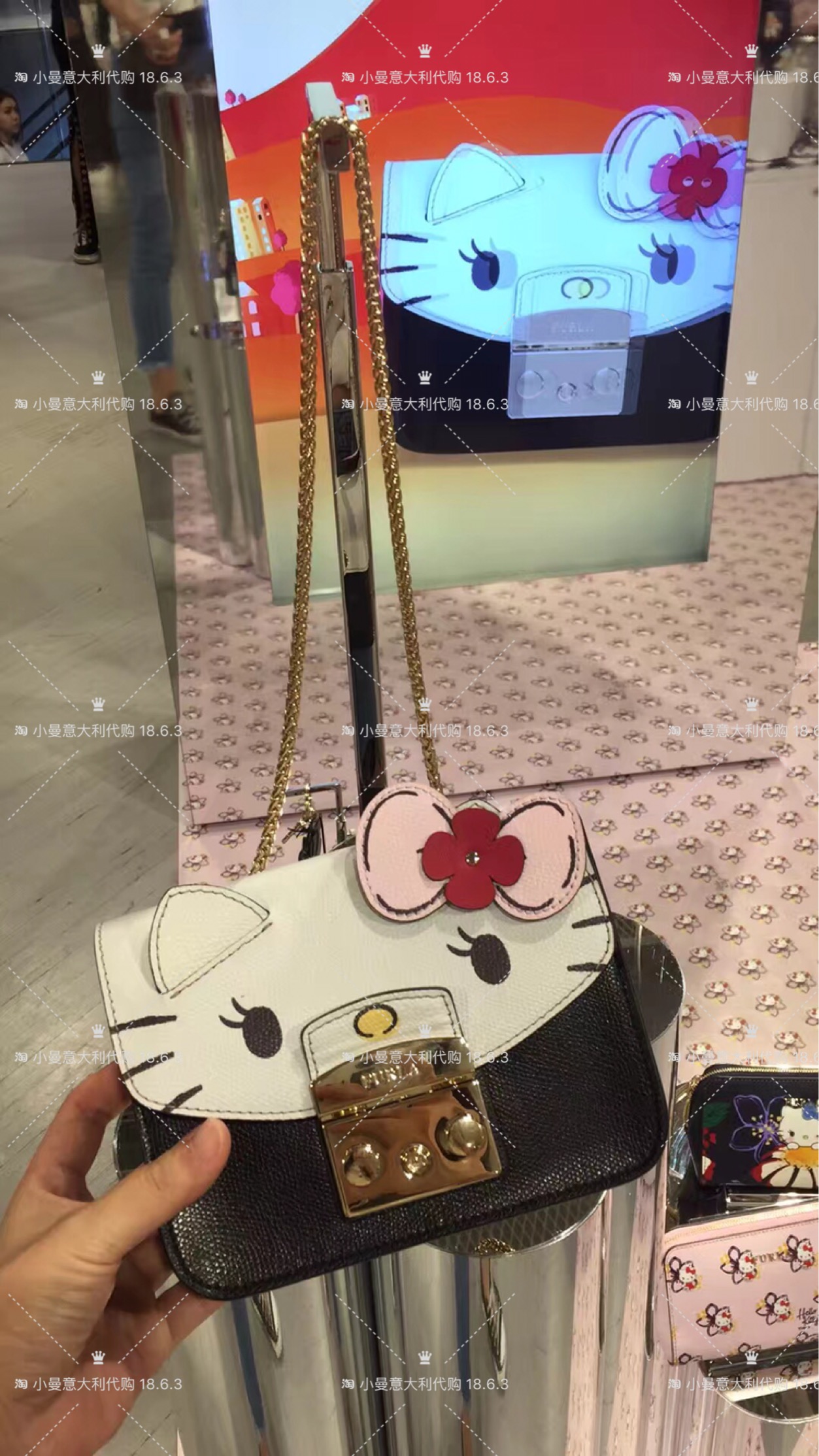 СÂüÒâ´óÀû´ú¹º18ÐÂFurlaܽÀпîhelloKittyϵÁÐÏÞÁ¿µ¥Ë«Á´Ìõ°ü