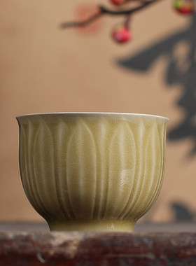 主人杯单杯青瓷品茗杯功夫茶杯