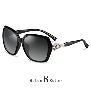 海伦凯勒冬天雪盲太阳眼镜女士近视墨镜可配度数防紫外线旅游度假