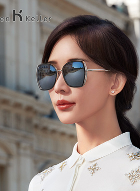 海伦凯勒2025年新款林志玲同款太阳眼镜开车防刺眼反光偏光墨镜女