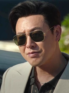 海伦凯勒偏光太阳镜男简约个性近视开车镜狂飙高启强同款眼镜墨镜