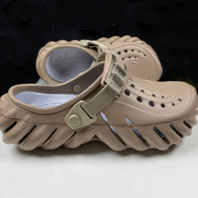 cro洞洞鞋男夏季户外凉鞋防臭