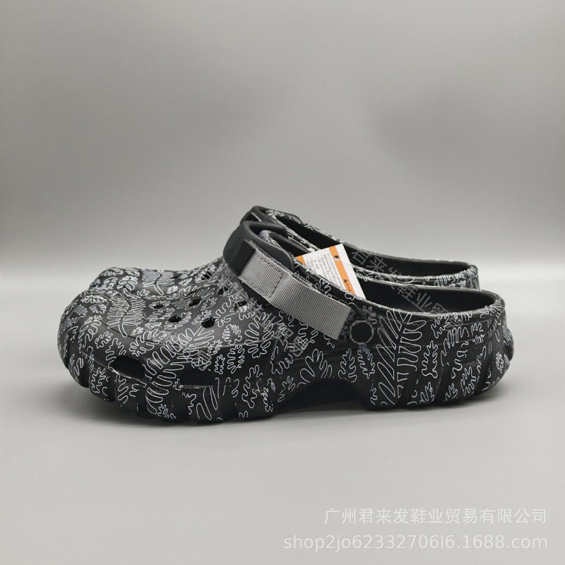 印花男士洞洞鞋户外涉水透气沙滩鞋防滑轻便凉鞋批发,运动鞋new,运动沙滩鞋/凉鞋,淘宝优惠券,粉丝福利购,淘宝优惠卷