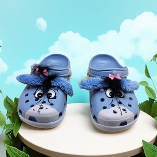 新款小毛驴洞洞鞋夏季包头拖鞋沙滩鞋防滑耐磨凉鞋大厂家发