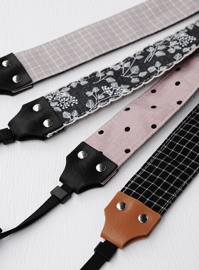 手工原创自制佳能富士尼康索尼微单快拆相机带挂脖斜挎文艺固定带