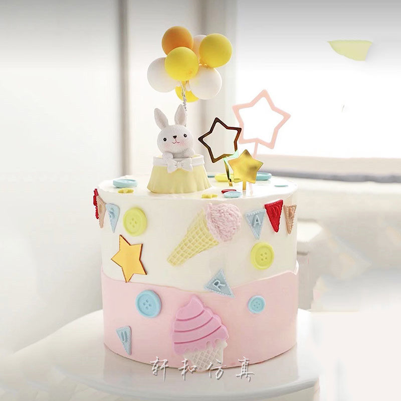 网红仿真蛋糕模型生日样品道具