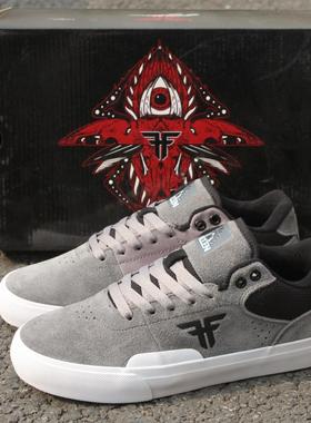 2025新款FALLEN专业滑板鞋THE FIEND II翻毛皮耐磨舒适运动DC板鞋