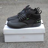 户外保暖鞋 Mid系带黑色 Motley GLOBE中帮滑板鞋 休闲舒适加绒男士