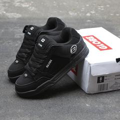 纯黑色 厚舌款GLOBE厚舌款滑板鞋耐磨减震舒适BMX板鞋防滑男女DC