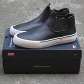 清货GLOBE滑板鞋 中帮耐磨减震皮质一脚蹬休闲BMX鞋 lakai切尔西靴