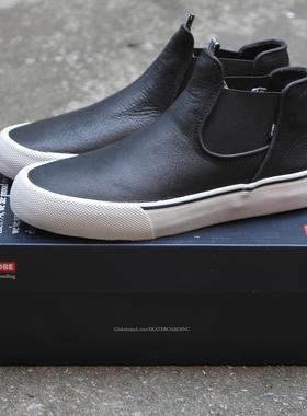 清货新款GLOBE滑板鞋中帮耐磨减震皮质耐磨一脚蹬休闲BMX鞋lakai