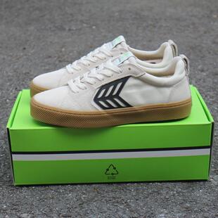 低帮系带休闲滑板鞋 Ollie尖翻耐磨 男女同款 卡优玛Cariuma麂皮板鞋