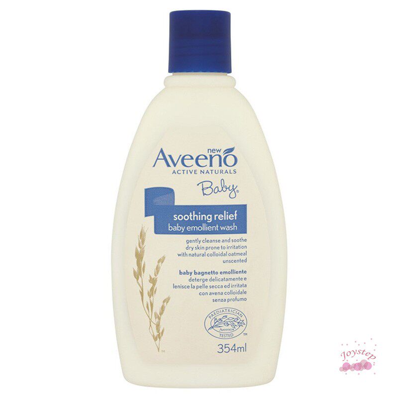 英国原装进口aveeno 婴儿舒缓舒缓润肤沐浴液乳354ml